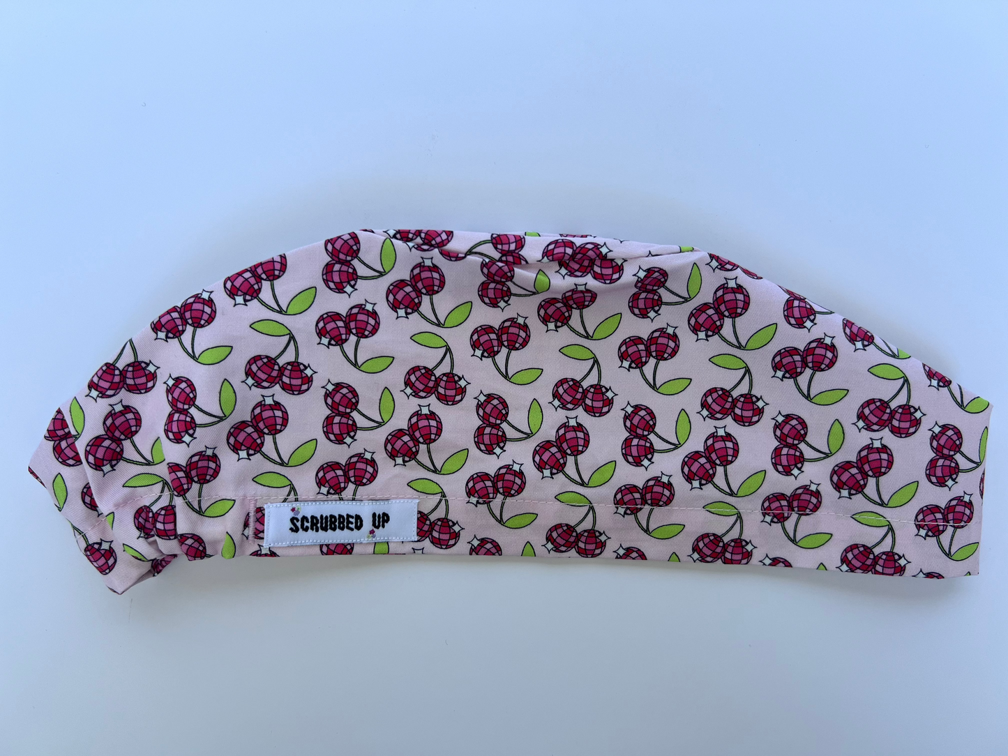 Disco Cherry Scrub Cap