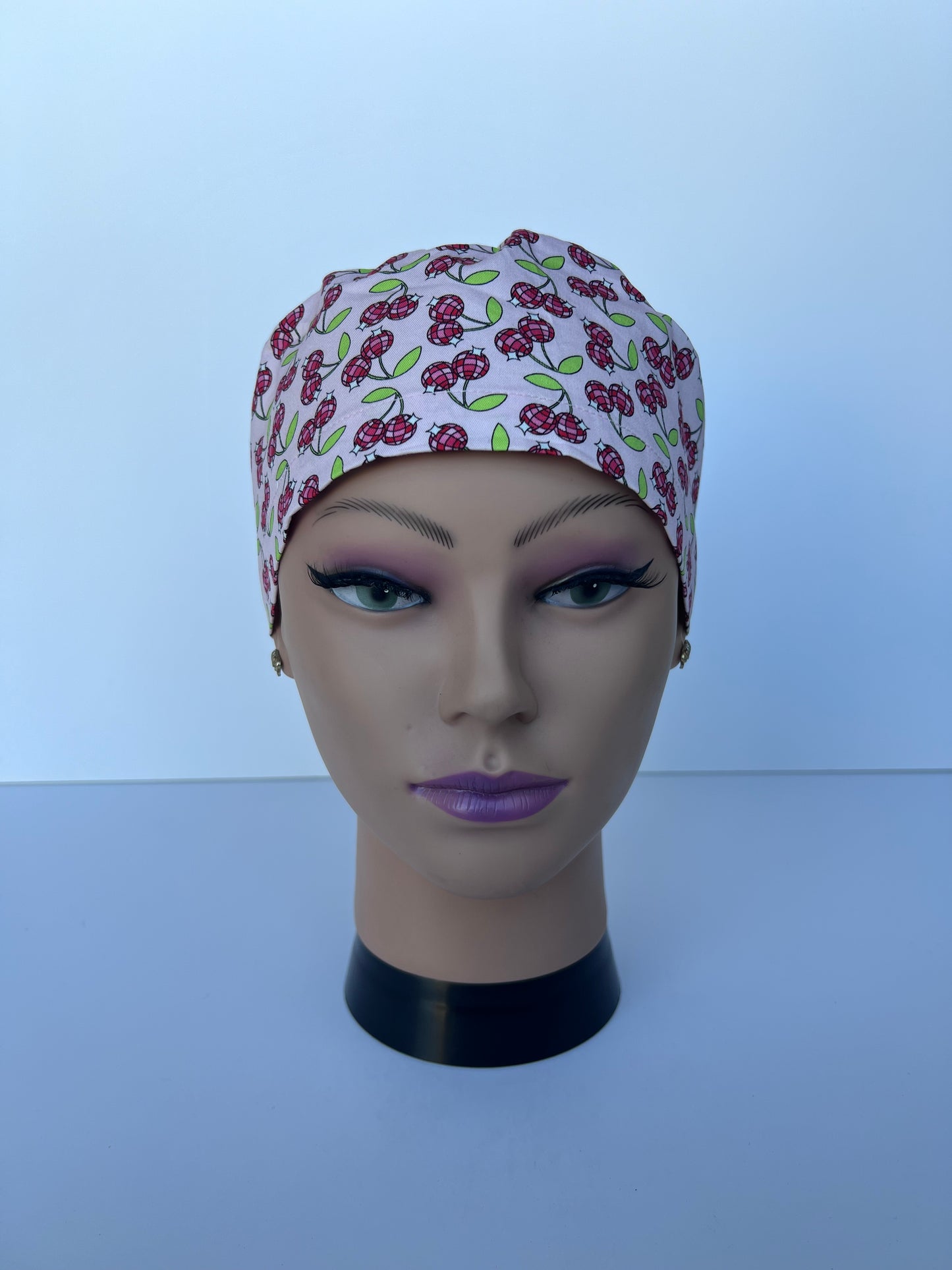 Disco Cherry Scrub Cap