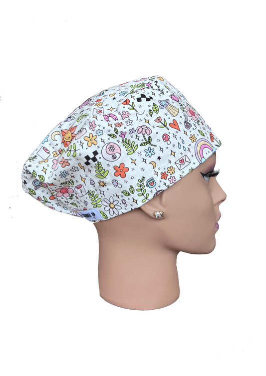 Doodles Scrub Cap